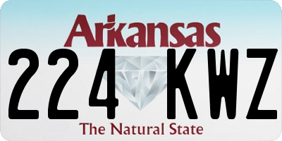 AR license plate 224KWZ