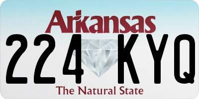 AR license plate 224KYQ