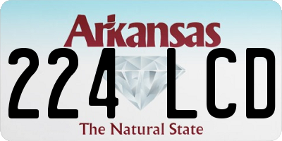 AR license plate 224LCD
