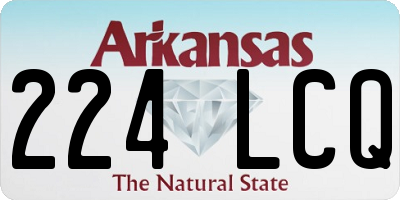 AR license plate 224LCQ