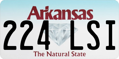 AR license plate 224LSI