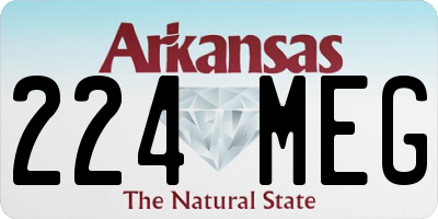 AR license plate 224MEG