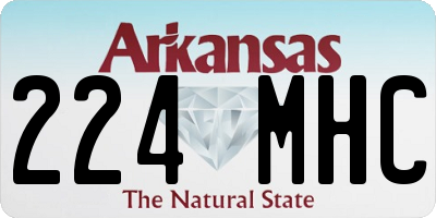 AR license plate 224MHC