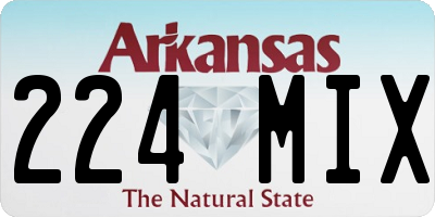 AR license plate 224MIX