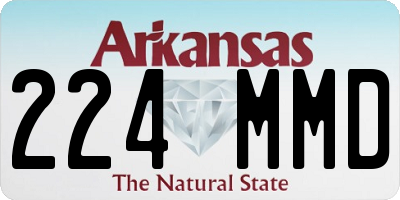 AR license plate 224MMD