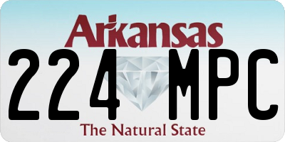 AR license plate 224MPC