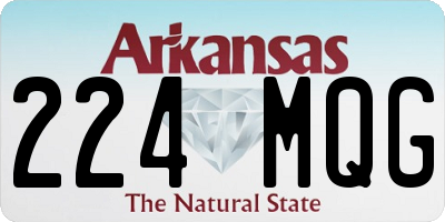 AR license plate 224MQG