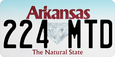 AR license plate 224MTD