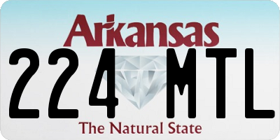 AR license plate 224MTL