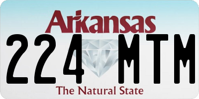AR license plate 224MTM
