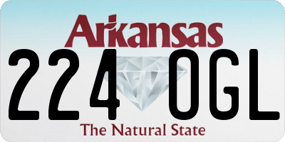 AR license plate 224OGL