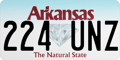 AR license plate 224UNZ