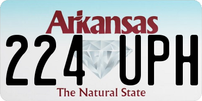 AR license plate 224UPH