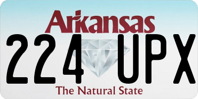 AR license plate 224UPX