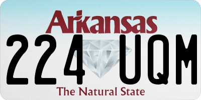 AR license plate 224UQM
