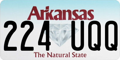 AR license plate 224UQQ