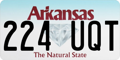 AR license plate 224UQT