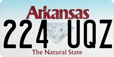 AR license plate 224UQZ