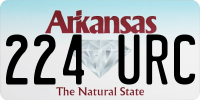 AR license plate 224URC