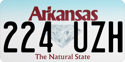 AR license plate 224UZH