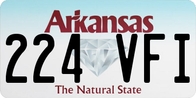AR license plate 224VFI