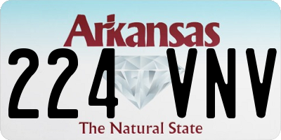 AR license plate 224VNV