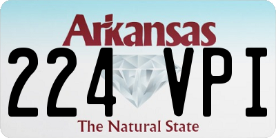 AR license plate 224VPI