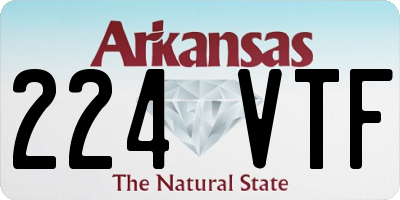 AR license plate 224VTF