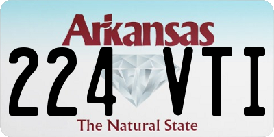 AR license plate 224VTI