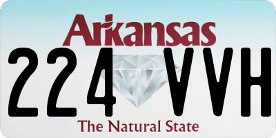 AR license plate 224VVH
