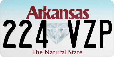 AR license plate 224VZP