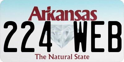 AR license plate 224WEB
