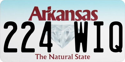 AR license plate 224WIQ