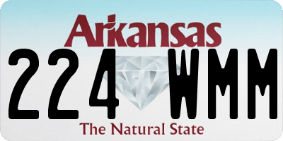 AR license plate 224WMM