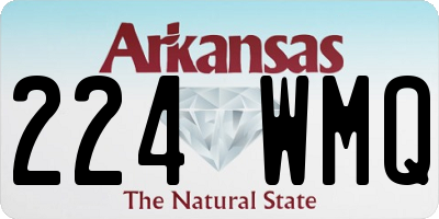 AR license plate 224WMQ
