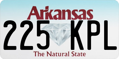 AR license plate 225KPL