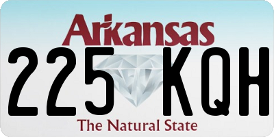 AR license plate 225KQH