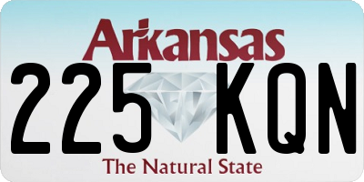 AR license plate 225KQN