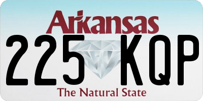 AR license plate 225KQP