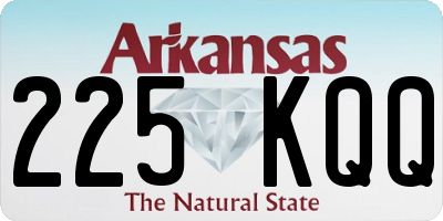 AR license plate 225KQQ