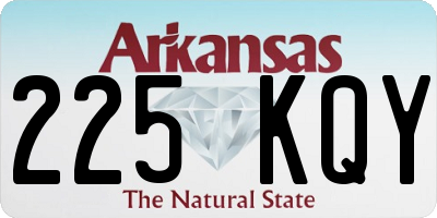 AR license plate 225KQY