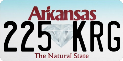 AR license plate 225KRG