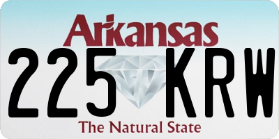 AR license plate 225KRW