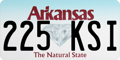 AR license plate 225KSI