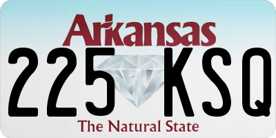 AR license plate 225KSQ