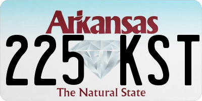 AR license plate 225KST