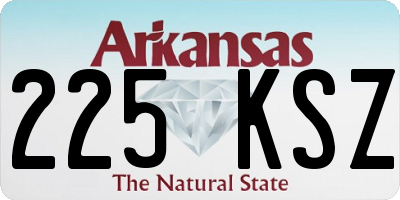 AR license plate 225KSZ