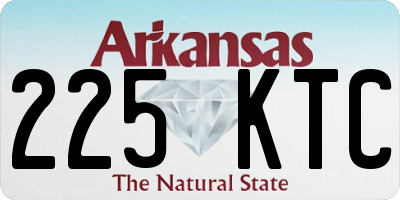 AR license plate 225KTC
