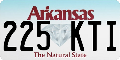 AR license plate 225KTI