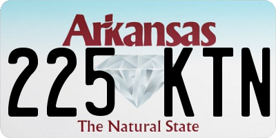 AR license plate 225KTN